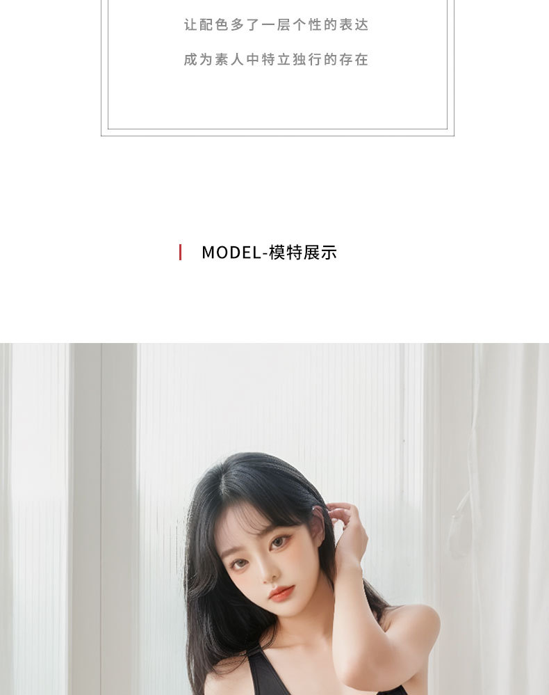 The 2025 new one-piece swimsuit hides the flesh and makes one look slimmer. The chest gathers a sense of sophistication. Backless one-piece triangular swimsuit for women -125127 pic 7