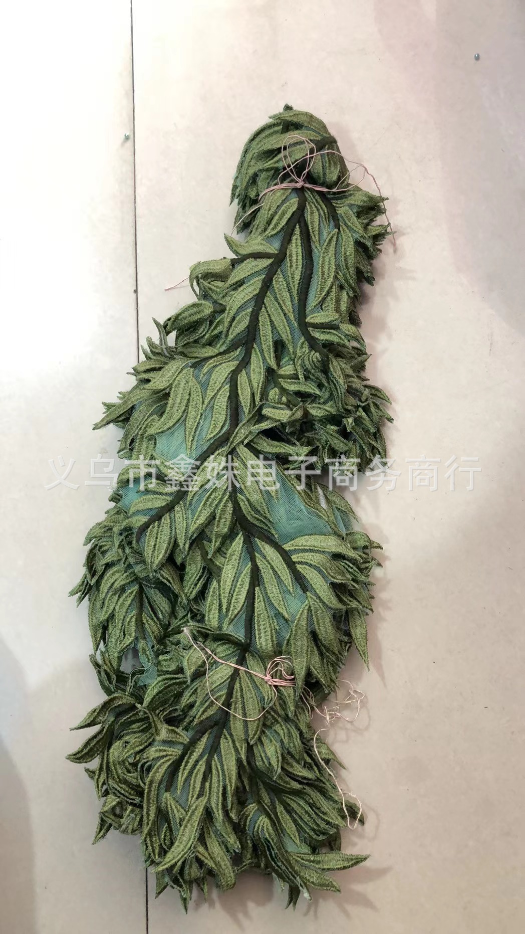 树叶辅料刺绣花朵婚纱礼服手工DIY辅料配件平绣蕾丝大花朵详情12