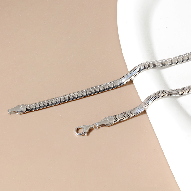 项链925纯银意大利蛇骨链锁骨链女高级感小众气质ins饰品配饰青岛详情14