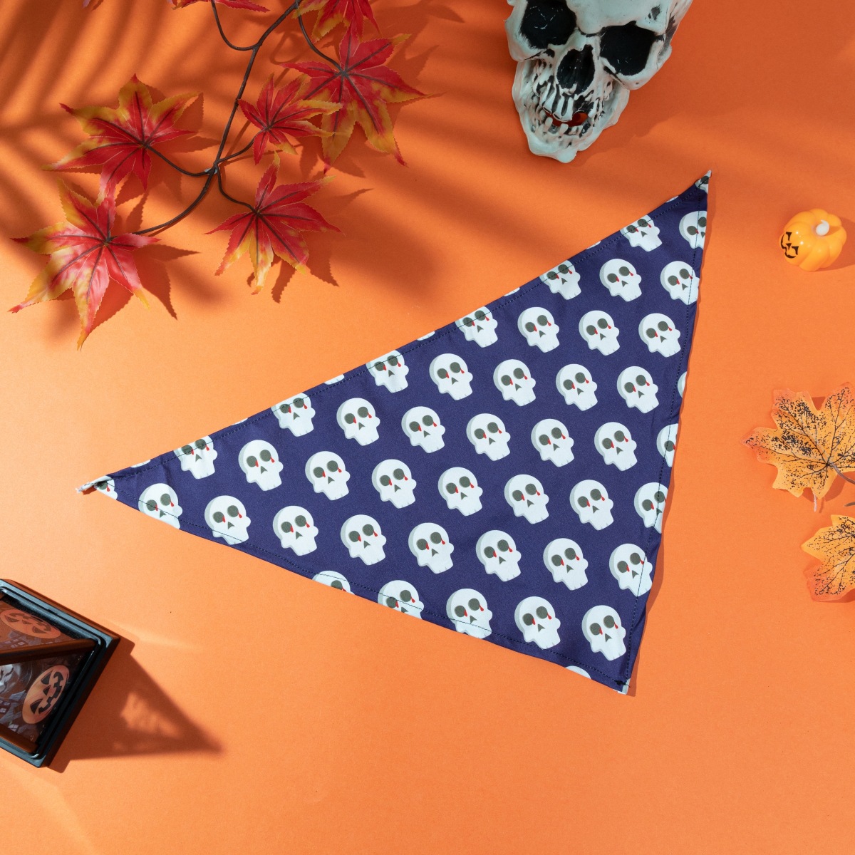 万圣节宠物玩具猫咪新款万圣三角巾拍摄吃饭猫狗通用宠物围巾厂家详情26