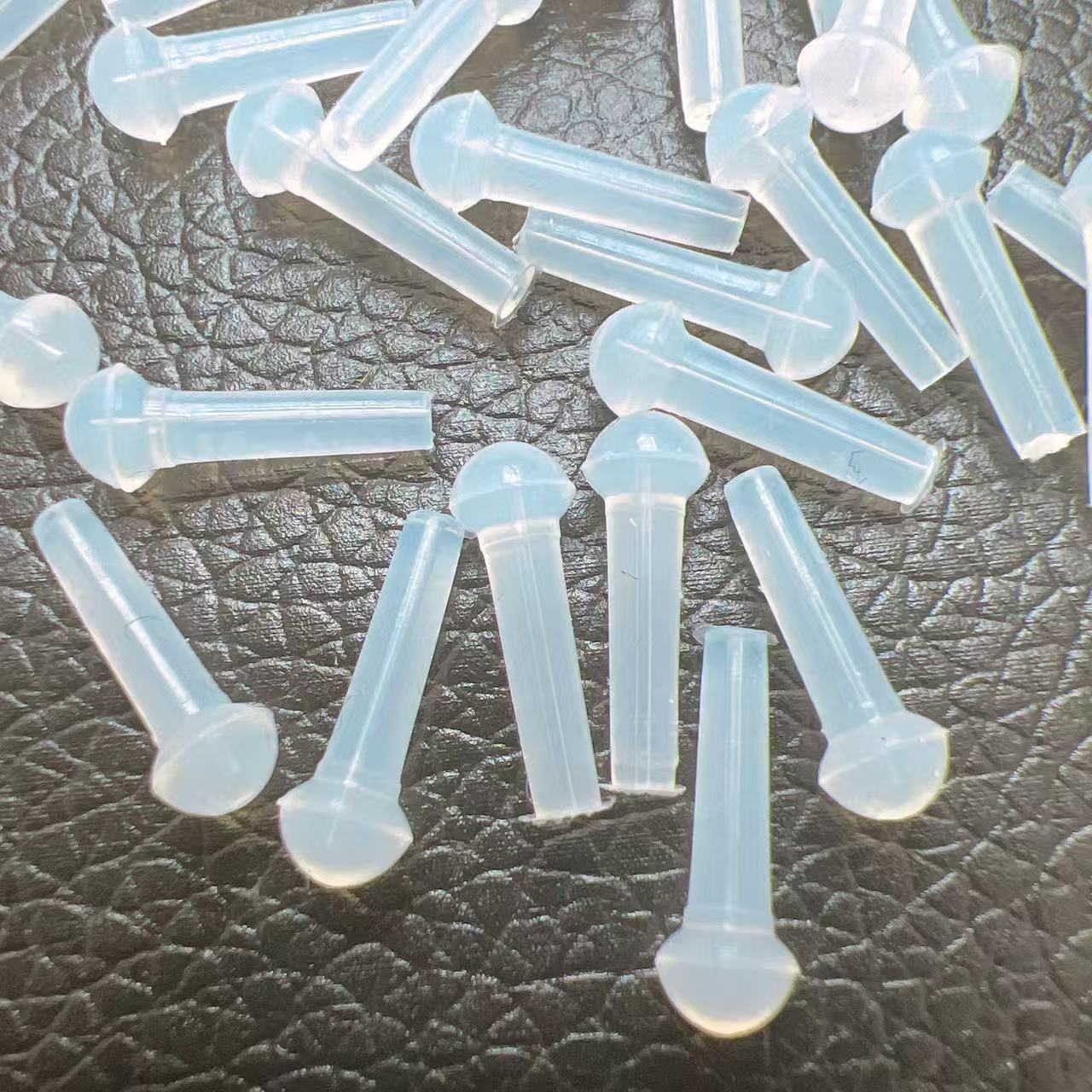 Transparent silicone large ear plugs, eco-friendly hamburger earplugs, DIY ear accessories, ear caps, ear stud plugs, rubber and plastic parts, plastic plugs, foot plugs pic 4