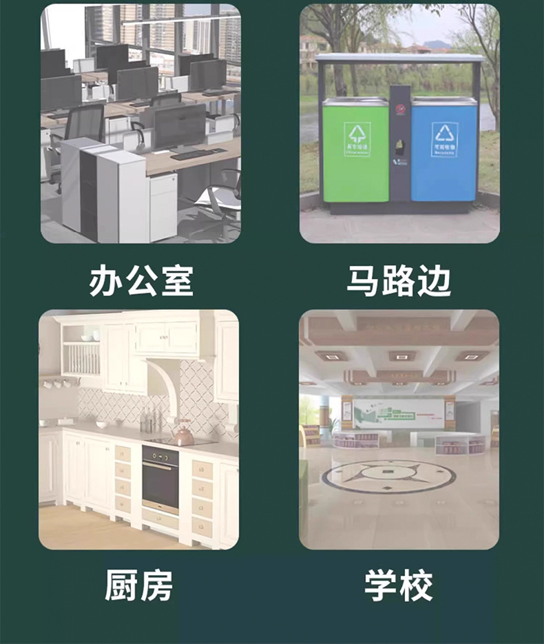 Large commercial black garbage bags, outdoor garbage bags for environmental sanitation, extra-large size buckets, kitchen and property cleaning bags pic 20