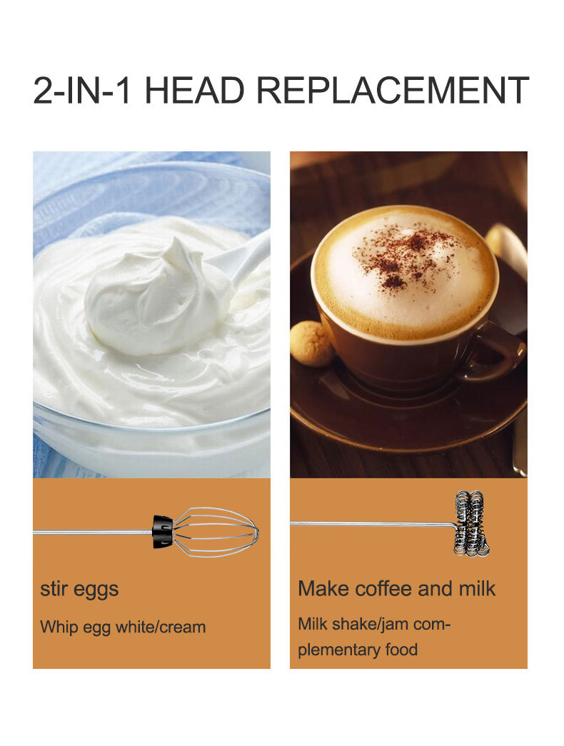 Cross-border SOKANY02018 Blender, Coffee mixer, handheld Milk foamer, Milk and Coffee foamer pic 7