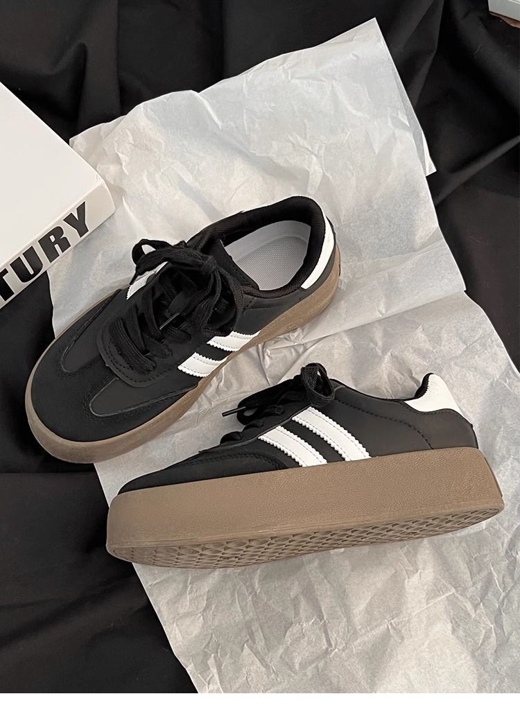 女鞋软底不累脚2025春秋新款时尚百搭小白鞋轻便厚底耐磨休闲鞋详情17