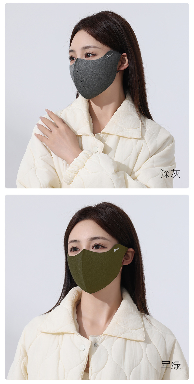 秋冬季保暖口罩女高颜值2025户外骑行防寒立体护眼角防晒透气口罩详情15