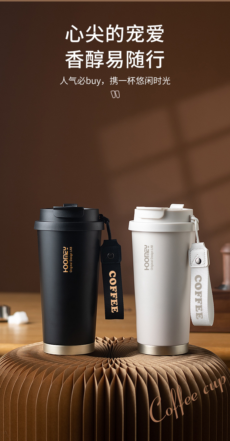 Customized thermos cups with ceramic inner linings, coffee cups for boys and girls, high appearance standards, straw water cups, and new student travel cups pic 4
