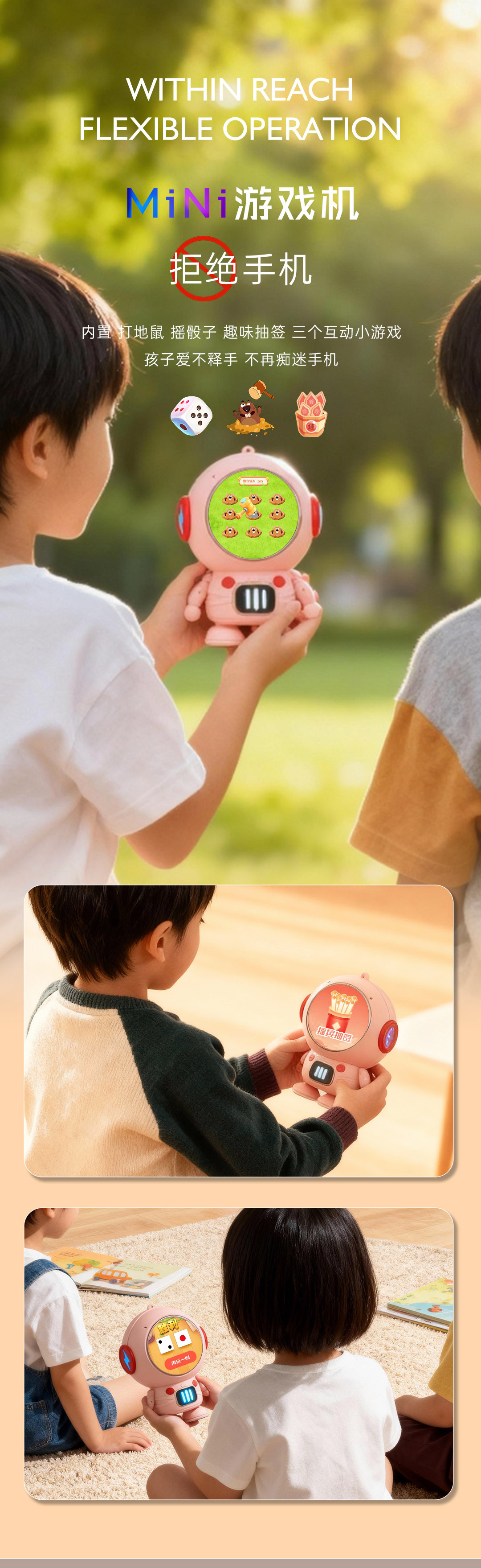 High-definition screen display, AI large model Doubao, deepseek, Bluetooth, WIFI, speaker, clock, alarm clock, smart creative speaker pic 3