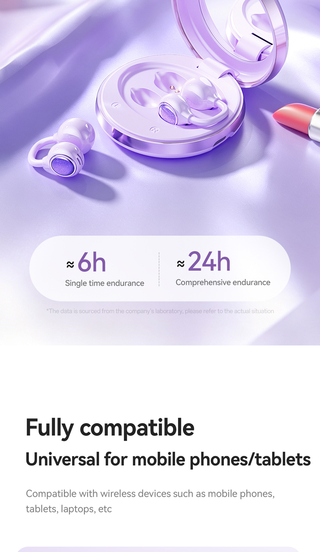 Nueva llegada M181 tipo de clip de oído crossover OWS bola abierta clip de oído auriculares bluetooth segundo cambio maquillaje espejo auriculares inalámbricos pic 20
