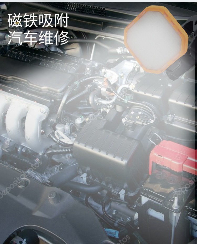 New cross-border multi-functional work light, camping light strip hook, portable LED light, strong light handheld lighting, strong magnetic lamp pic 12