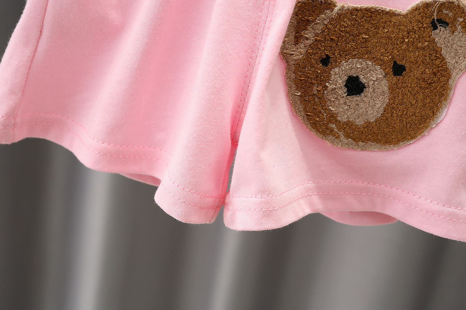 男女儿童外贸服装批发夏季新款宝宝卡通棉短袖t恤两件套厂家批发详情15