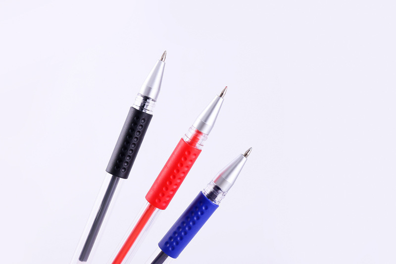 文具欧标中性笔办公黑色签字笔0.5mm子弹头学习用品批发学生水笔详情9