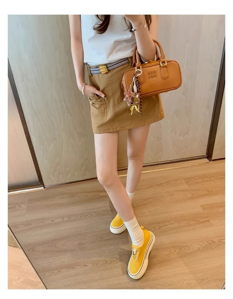 苏茵茵同款7cm厚底小白鞋帆布鞋女2025新款夏休闲鞋一脚蹬德训鞋详情7