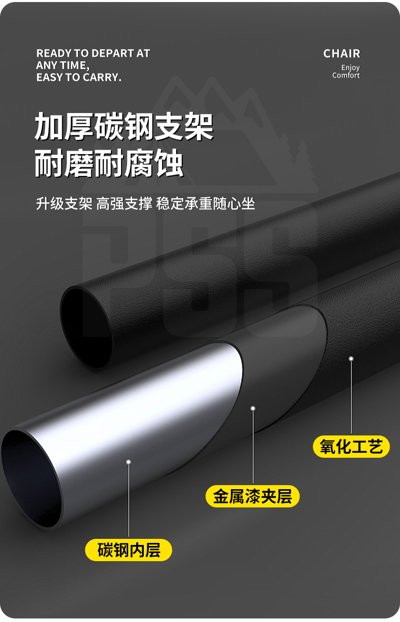 背带款小马扎口袋登手包折叠椅旅游休闲户外小凳子排队神奇马扎登详情14