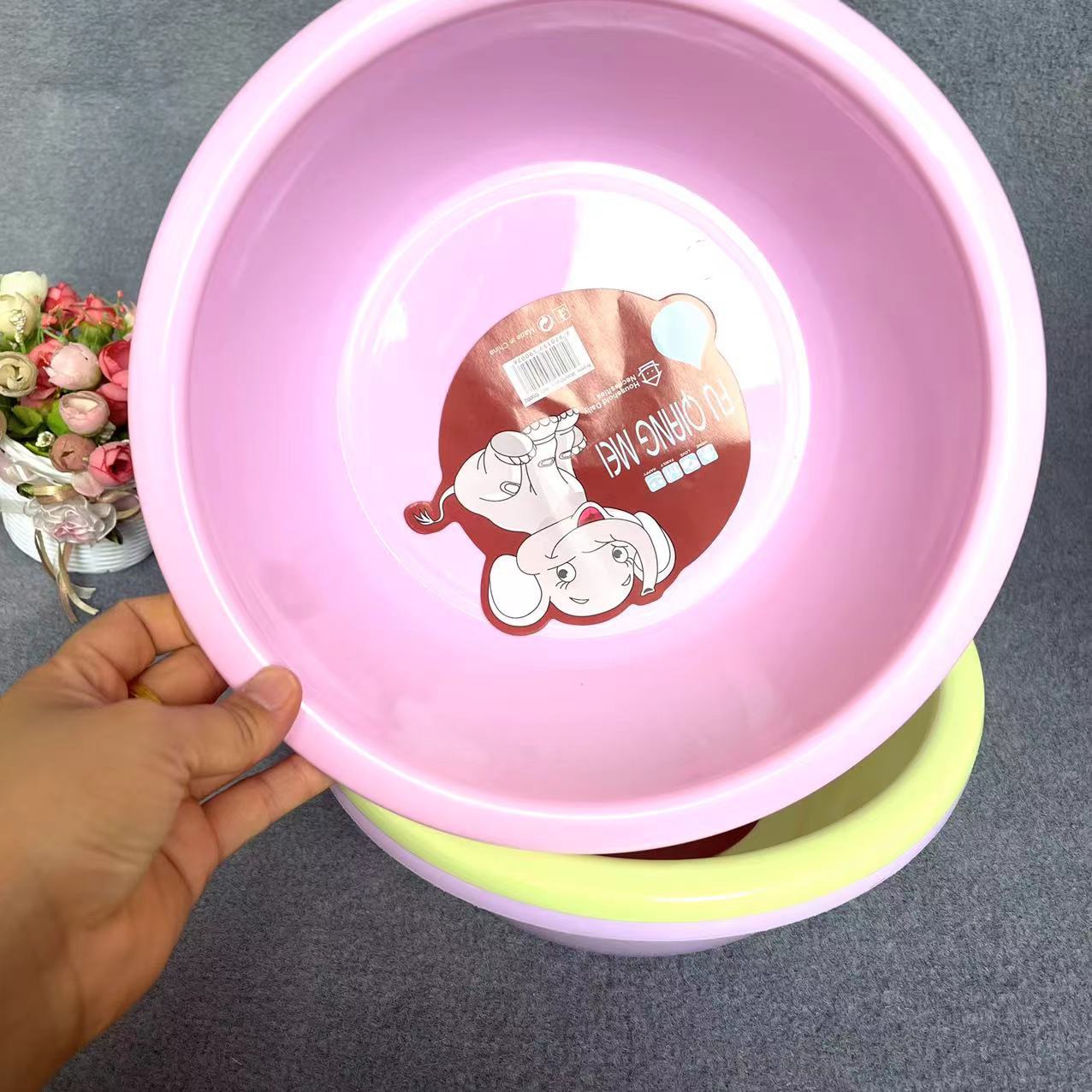【 Zone 3-9 】9002 Baby Elephant Basin 280 yuan per box 9002 baby Elephant Basin, new material plastic basin, Water-Splashing Festival washing basin, Fruit Basin, one or two yuan, wholesale and distribution pic 5