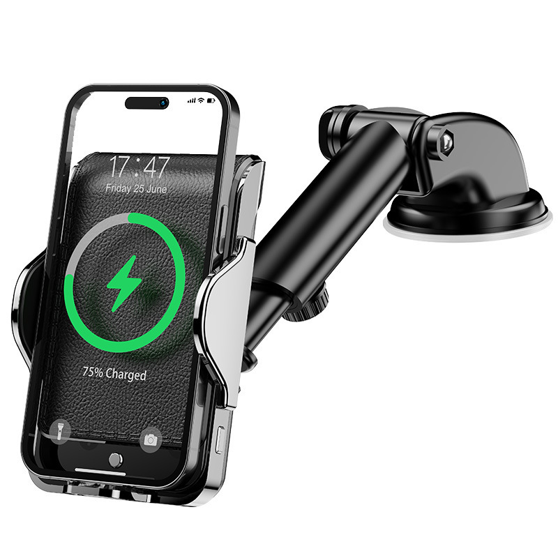 YC09 Car wireless charging phone stand, intelligent induction magnetic phone stand, windshield center console phone stand, air outlet phone stand pic 17