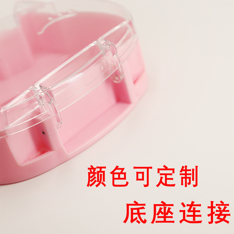 方圆收纳盒首饰獨角獸串珠卡通包装塑料盒饰品diy盒子厂家直营详情10