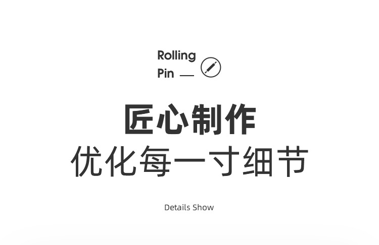 Solid wood rolling pin, roller type, household rolling pin, dough rolling pin, dumpling wrapper rolling pin, large hammer dough rolling pin pic 30