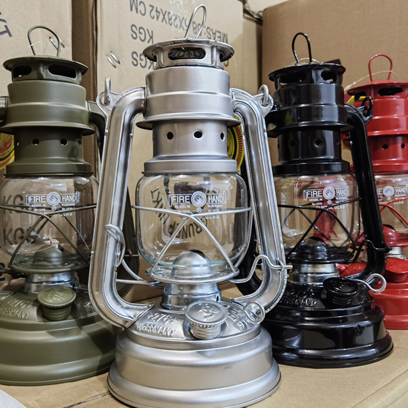 276 Firehand brand lantern, outdoor kerosene lamp, German retro camping tent, atmosphere lighting flashlight pic 1