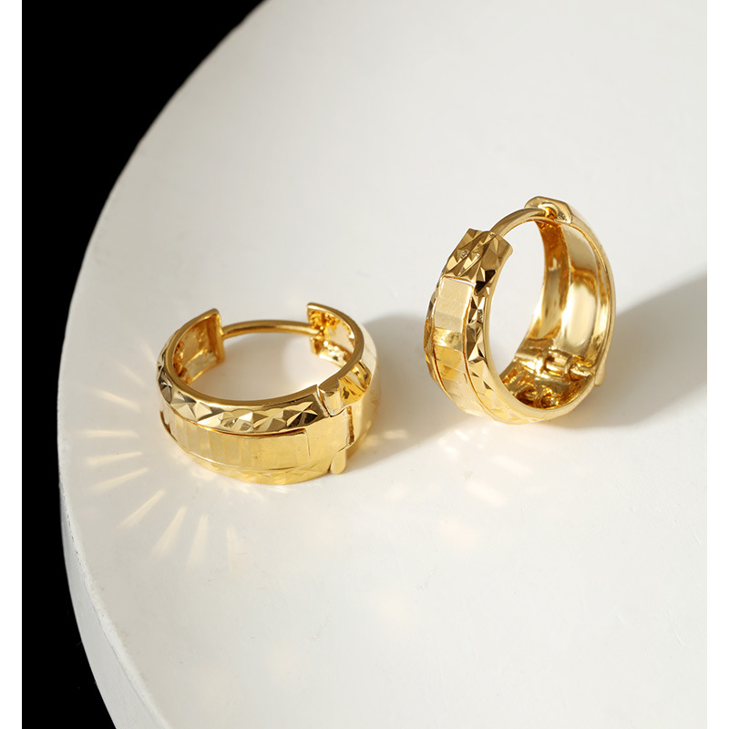 S925纯银耳环切面夏季基础小众极简耳饰百搭气质饰品女高级感耳钉详情29