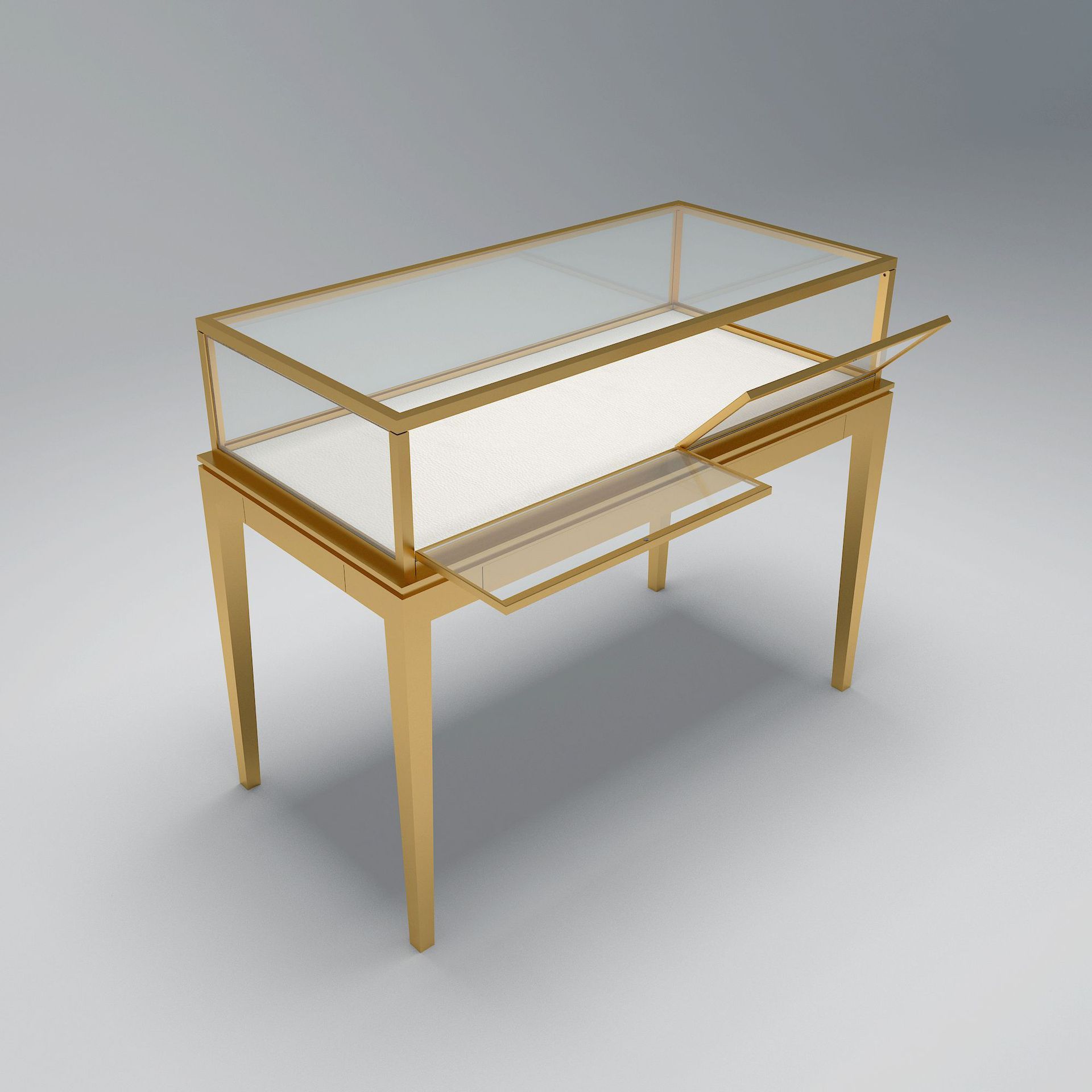 博物馆展柜展示柜字画文物展柜纪念馆展厅夹胶玻璃柜金属展柜定制详情21