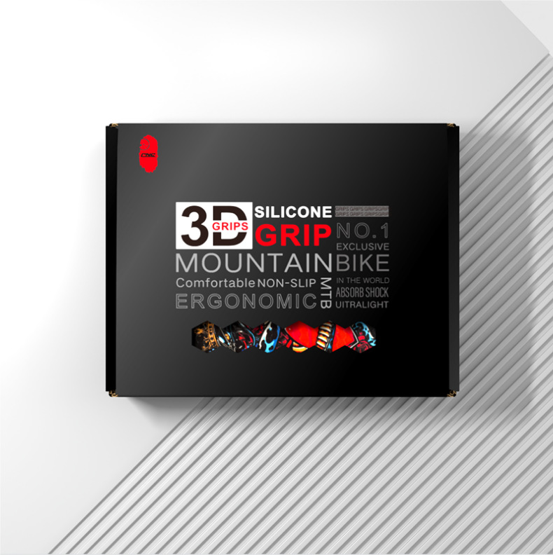 CNC bicycle handlebar covers, anti-slip and shock-absorbing mountain bike handlebars, folding bike silicone comfortable handlebar covers, bicycle accessories pic 24