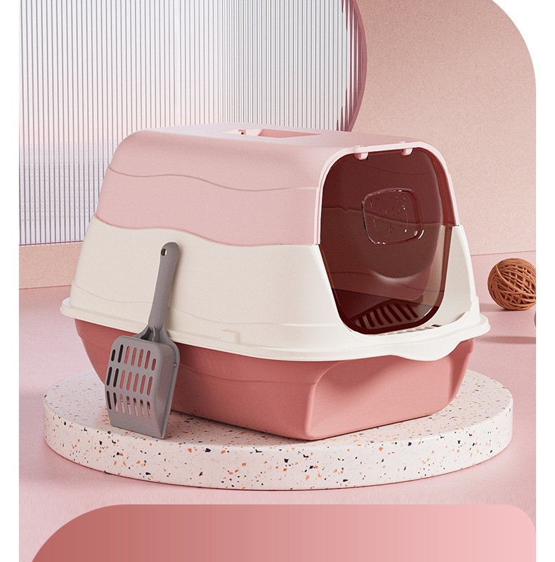 超大号猫砂盆消毒防臭全封闭式猫厕所猫砂盆子特大号防外溅批发详情27