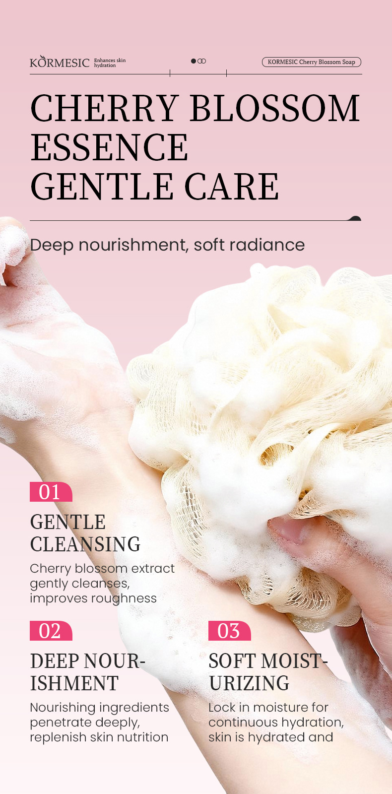 KORMESIC Handmade soap, a cross-border all-English handmade soap for cleansing the skin and controlling oil, is a bestseller pic 21