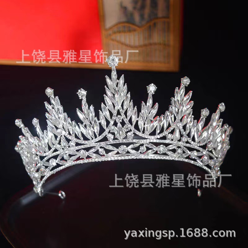 新娘头饰大气结婚头饰婚纱礼服超仙生日拍摄写真影楼配型发饰皇冠详情7