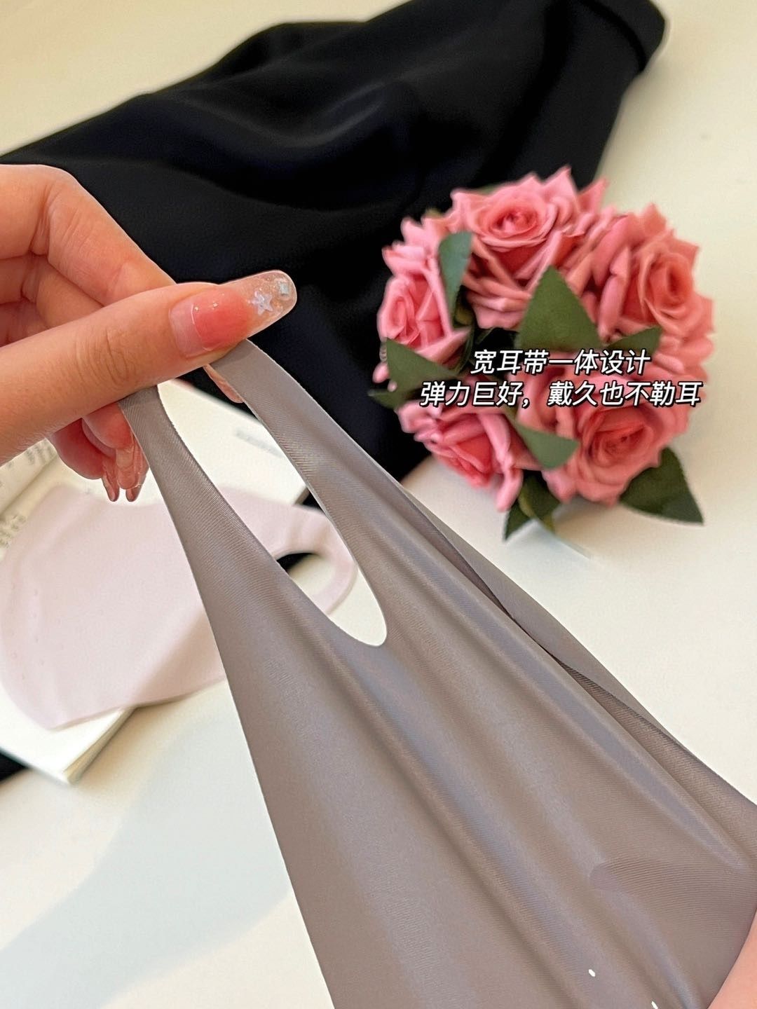 升级版3D立体防晒口罩女夏季新款护眼角防紫外线透气孔冰丝面罩详情13