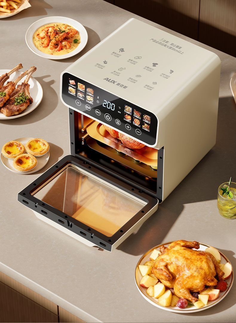 Brand air fryer visual model, multi-functional household smart large-capacity fully automatic microwave oven, French fries machine oven pic 21