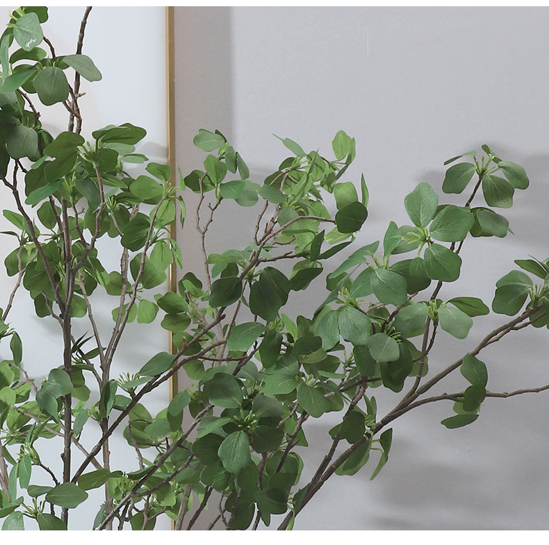 高端仿真日本吊钟叶北欧简约家居客厅装饰摆件假花摄影道具仿真叶详情13