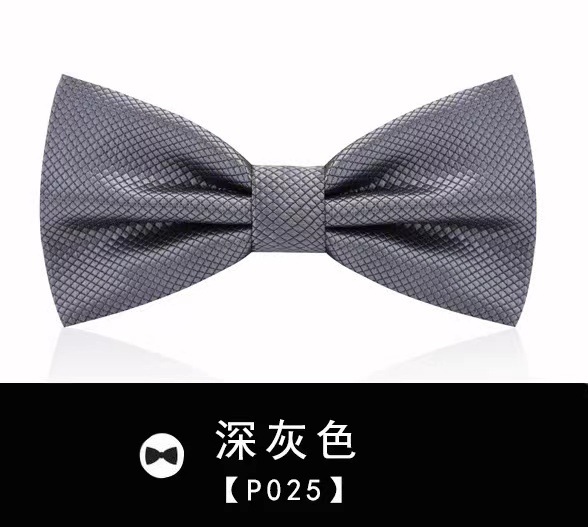 男士领结韩版潮双层纯色网格婚礼新郎正装衬衫礼服蝴蝶结厂家批发详情12