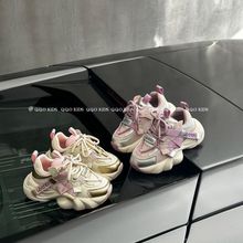 女童鞋春季2024新款儿童运动鞋防滑软底女孩老爹鞋中大童阿甘鞋潮详情15
