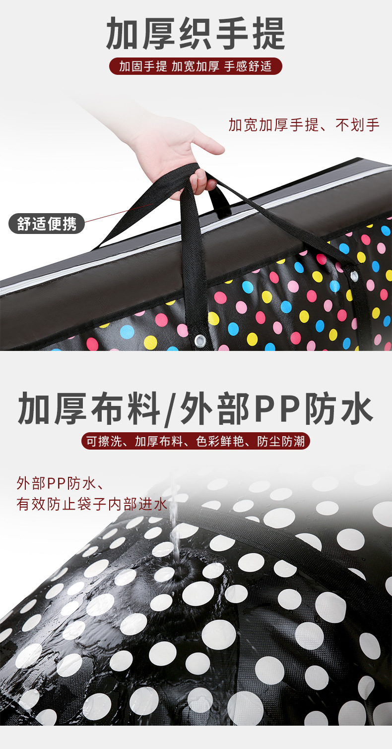 编织袋搬家袋大容量批发棉被收纳袋防水加厚打包袋子搬家行李袋详情7