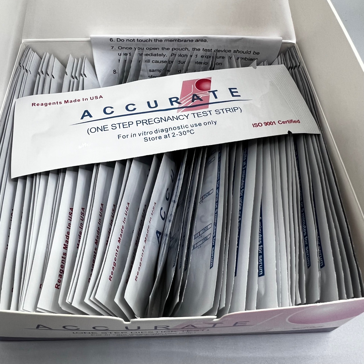 Cross-border exclusive disposable pregnancy test strips, ACCURATE HCG pregnancy test cards, early pregnancy test sticks pic 8