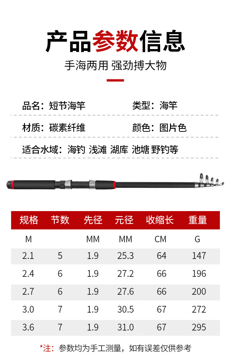 The Barbarian Era long-range fishing rod set combination fishing rod includes long-range fishing rods, single sea rods, swing rods and throw rods for sea fishing pic 15