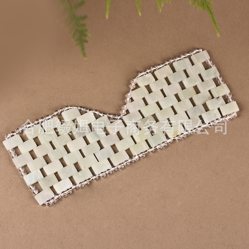 天然玉石眼帘眼罩手工编织清凉冷热敷眼部舒缓按摩眼罩批发跨境详情18