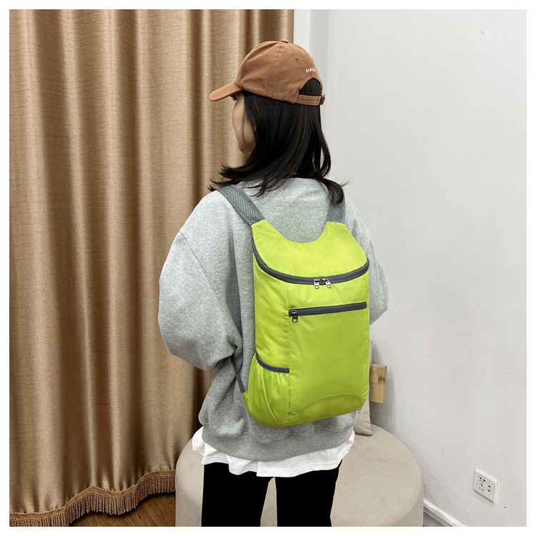 跨境新款户外折叠包轻便防泼旅行包健身运动背包大容量礼品双肩包详情15