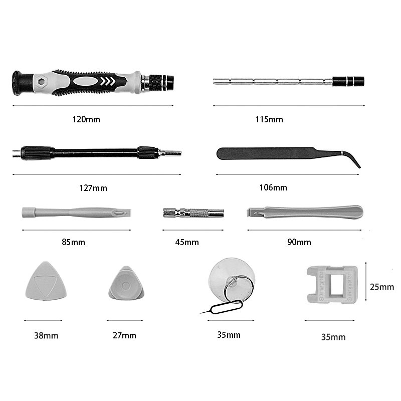 115-in-1 cross-border watch, mobile phone disassembly and repair, screwdriver, hardware tool set, chromium and vanadium steel manufacturer wholesale pic 26