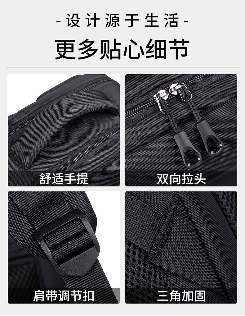 双肩背包跨境大容量电脑背包男多功能背包厂家批发可印logo双肩包详情15