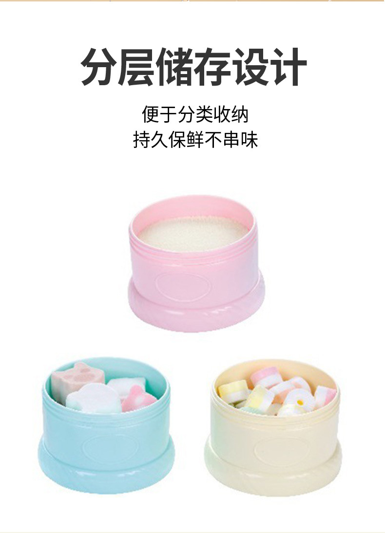 佳宜贝比奶粉盒婴儿便携式宝宝零食储存盒分格辅食盒 糖果盒批发详情8