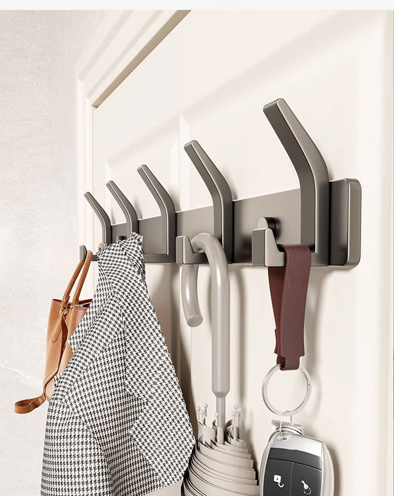 Entrance door hooks, rear door hangers, wall-mounted clothes without drilling, wall coat hooks, and entrance foyer hooks are all amazing tools pic 24