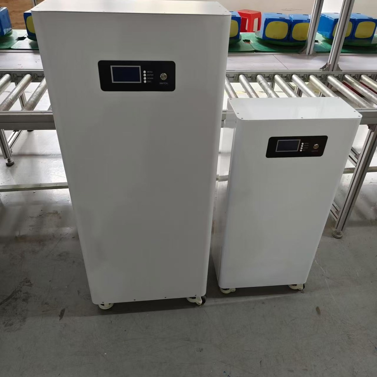 Floor-standing large-capacity lithium iron phosphate energy storage battery, 15KWH household photovoltaic outdoor power supply, 51.2V electrical equipment pic 1