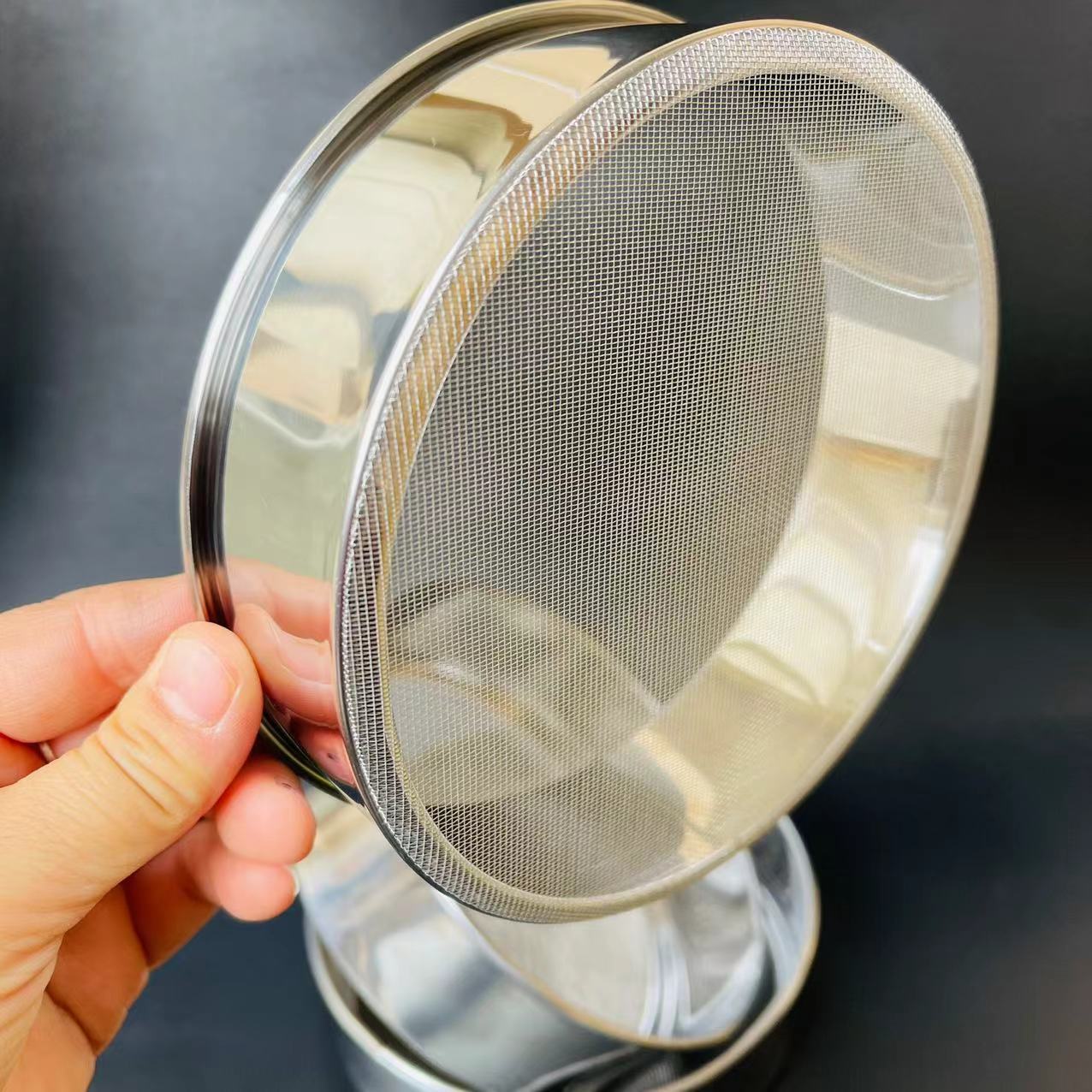 【 Zone 2-1 】15cm flour sieve 160 yuan per box, 15cm household round flour sieve, filtering flour sieve, kitchen flour basket, tool sieve, wholesale 2 yuan pic 7