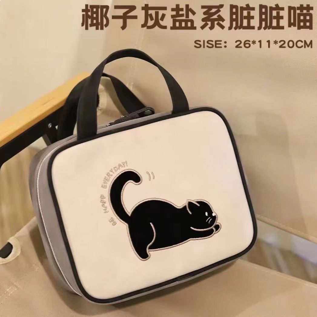 2024 Portable three-in-one new makeup bag, large capacity, high-end travel toiletry and storage bag, cross-border comic exhibitions pic 6