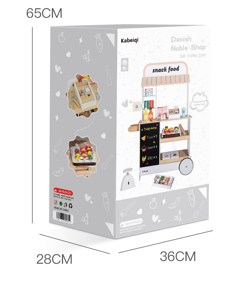 北欧风仿真声光冰箱厨房玩具套装儿童过家家角色扮演益智厨房玩具详情42