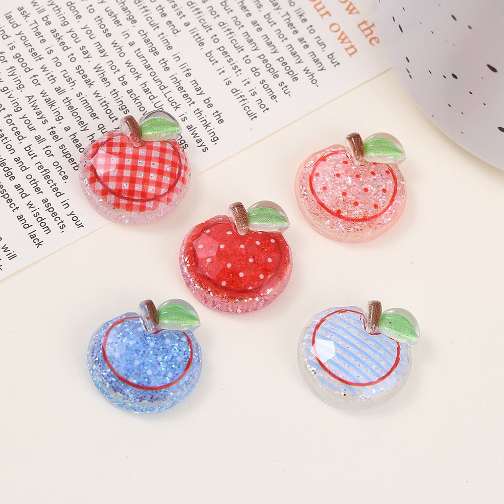 AB glue epoxy resin patch, handcrafted material, cream glue, diy phone case, hair accessory, cut surface, glitter, checkered, apple accessory pic 2