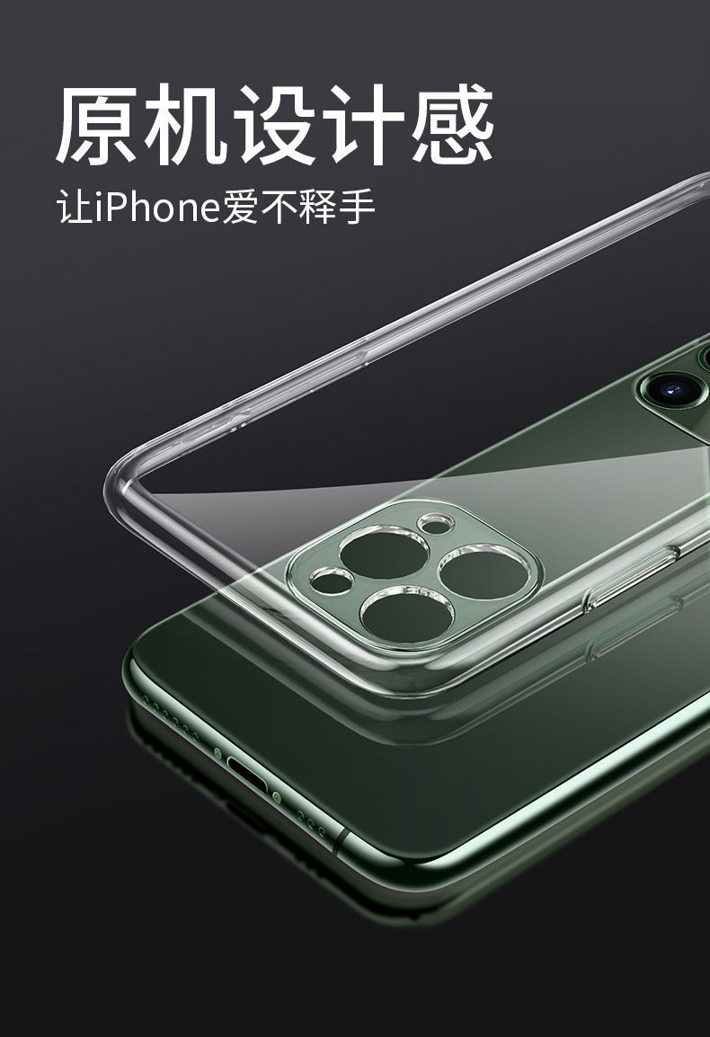 Suitable for iPhone 15 phone case, iPhone14ProMax transparent TPU full coverage silicone soft 13 case 2mini pic 11