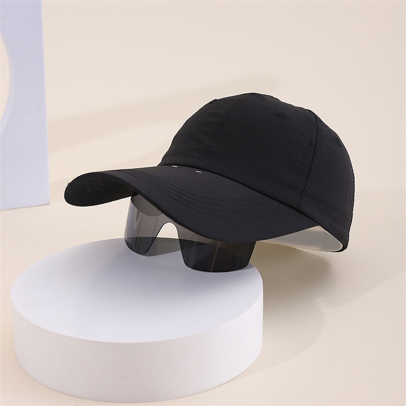 Spring and summer new baseball cap, quick-drying cap, extended brim with sunshade, dual-purpose lightweight sun protection cap, sports fishing cap pic 3