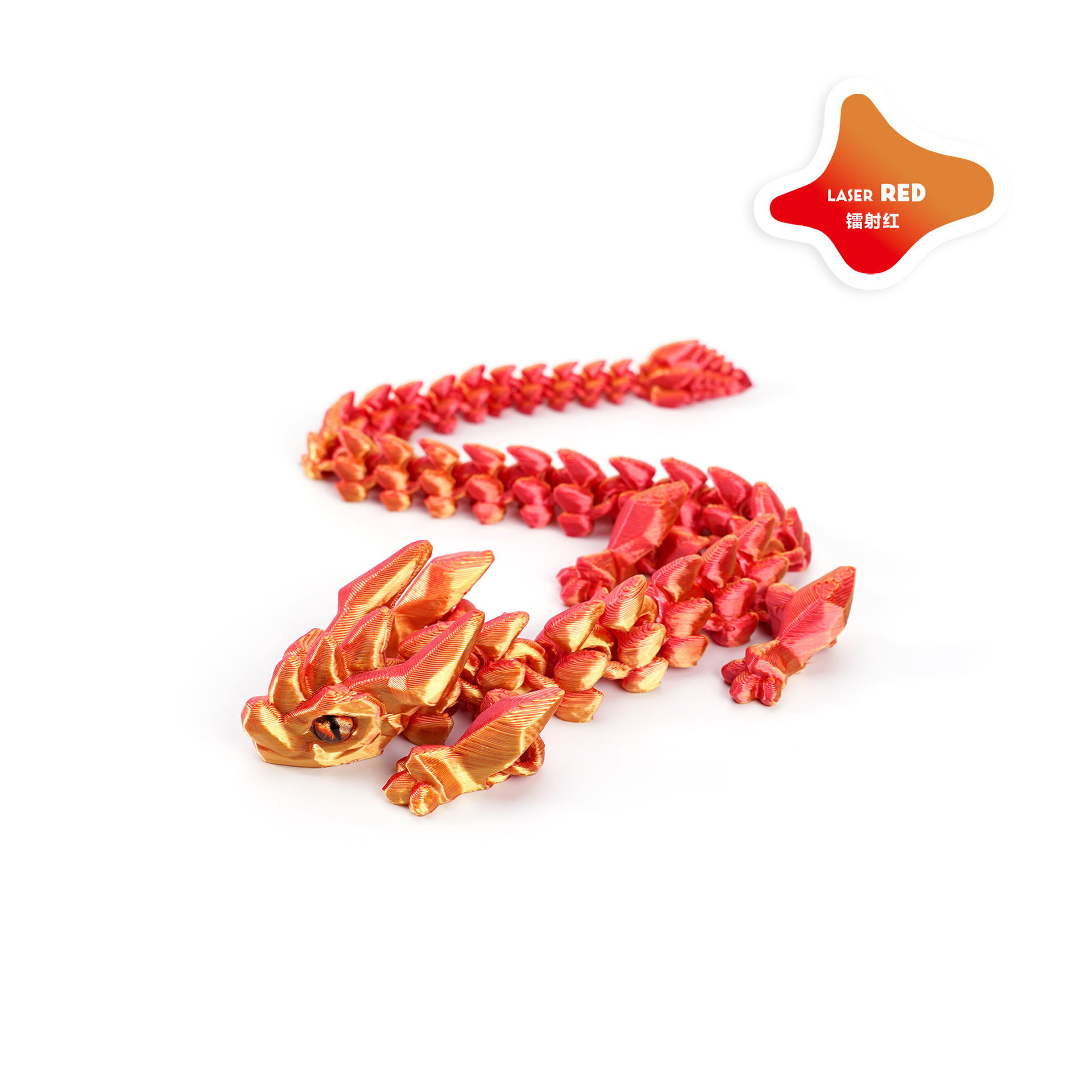 A new 3D printed cross-border bestseller, articulated crystal horned dragon figure-making set, decorated with the divine dragon pic 16